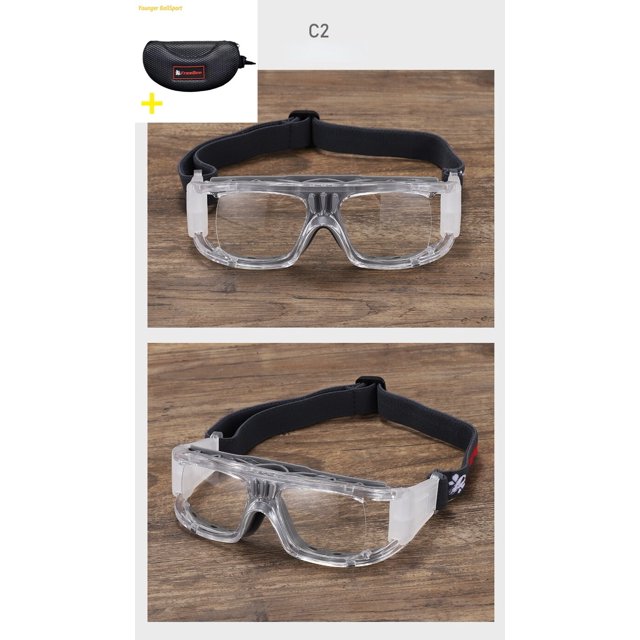 Gafas de baloncesto para miopía, gafas deportivas, gafas de fútbol, gafas anticolisión, gafas extraíbles sin marco de Pilar, gafas de ciclismo qiuyongming unisex