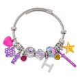 thumbnail image 1 of Charm Bracelets with Beads Adjustable Chain for Stuff Cosplay Costume Outfit Fan Gift, 1 of 5