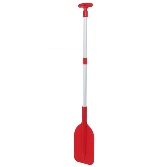 Canoe Paddle, Boat Paddle Tough Plastic Blade T Shaped Handle for Fishing Red