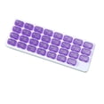 thumbnail image 1 of Monthly Pill Organizer with Removable Pocket-Sized Storage Box Snap Lid Storage Case for Daily Travel, 1 of 8