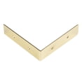 thumbnail image 4 of Dritz Home Campaign Smooth Right Angle Corners, Small, 3 Pack, Brass, 4 of 8