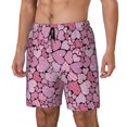 thumbnail image 1 of Balery Sweet Heart Bañador para hombre, shorts de playa de secado rápido con entrepierna y forro de compresión-XX-Large, 1 of 6