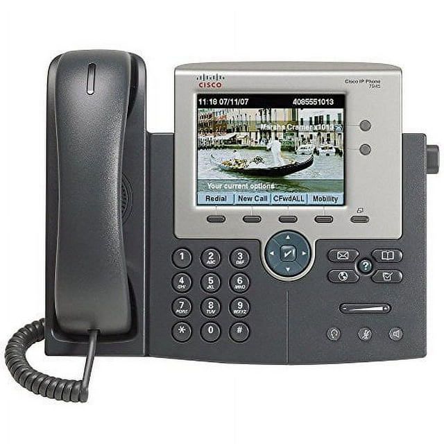 Cisco 7945G Two Line Color Display IP Phone, CP-7945G (Certified Refurbished)