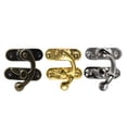 thumbnail image 4 of 25 Pcs Antique Latch Hook Buckle Right Angle Lock Vintage Cupboard Latch Buckle, 4 of 8