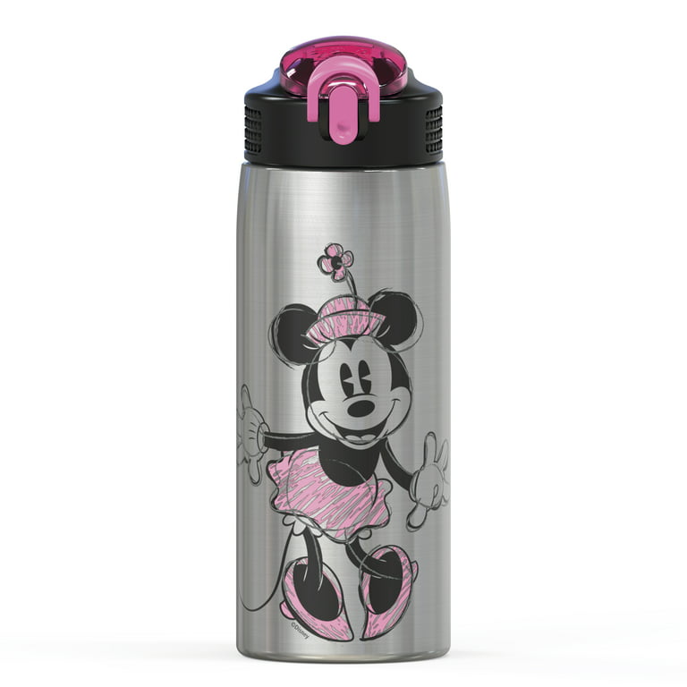 Minnie Mouse 16 ounce Bottle with a Built in Straw