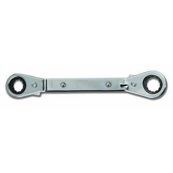 Williams RBO-2630 Double Head 25-Degree Offset Ratcheting Box Wrench, 13/16 by 15/16-Inch