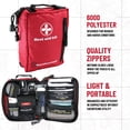 thumbnail image 3 of Surviveware Kit completo de primeros auxilios de supervivencia de 98 piezas, kit de emergencia médica para equipo de viaje, camping, artículos esenciales para el hogar y emergencias al aire libre, kit, 3 of 5
