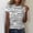 Black, variant on T Shirts for Women Trendy Classic Versatile Daily Short Sleeved Solid Stripe Leopard Camo Color Block Round Neck Tshirts Tops
