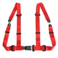 thumbnail image 1 of Universal 4 Point Quick Release Sports Racing Car Seat Belt Harness Red(Red), 1 of 5