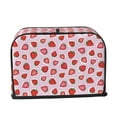 thumbnail image 2 of Sikiie Hand Drawn Strawberry Toaster Covers 2 Slice Dustproof Toaster Cover Bread Machine Cover, Dustproof Cover - 11.4" x 7.5" x 7.9", 2 of 7