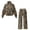 Camo Forest, variant on Camouflage Hunting Deer Womens Lounge Set Sweat Suits, Fall Loungewear Sets, Mockneck Drawstring Sweatshirts, Wide Leg Sweatpants Fleece Warm, Loose Oversized with Pockets for Daily Wear