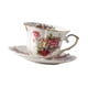 thumbnail image 4 of Café de cerámica, té, vajilla con asa, juego de taza de té y platillo, café para trabajar hasta tarde, regalo de oficina para, 4 of 9