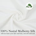 Jocoku 100 Mulberry Silk Pillowcase for Hair and Skin, 2 Pack Natural