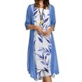 thumbnail image 4 of RKSTN Robes d'Été 2023 Mode Décontractée Col Rond Sans Manches Robe Maxi Manteau Uni Ensemble Deux Pièces, 4 of 6