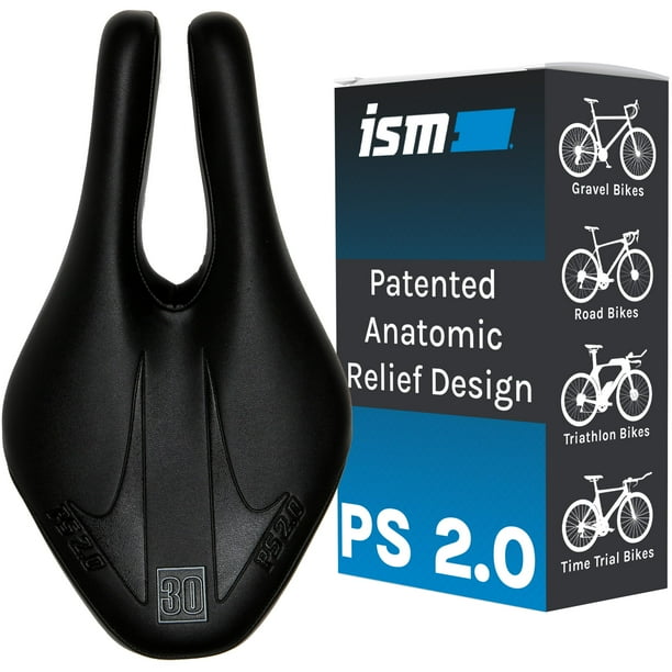 Asiento para Bicicleta ISM PS 2.0 sin Nariz diseño dividido patentado 25x13 cm