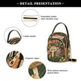 thumbnail image 4 of FORMRS Crossbody Bag for Women Quilted Travel Shoulder Cell Phone Purse with Chain Strap Handbag, Colorful Mushroom, 4 of 7