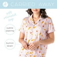 thumbnail image 3 of Hello Mello Carried Away Lounge Top and Shorts, 2-Piece Pajama Set, Sweet Dreams Large/X-Large (Women's), 3 of 7