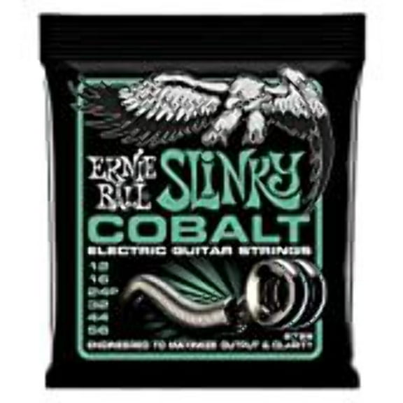 Ernie Ball Not Even Slinky Cobalt Electric Guitar Strings, 12-56 Gauge