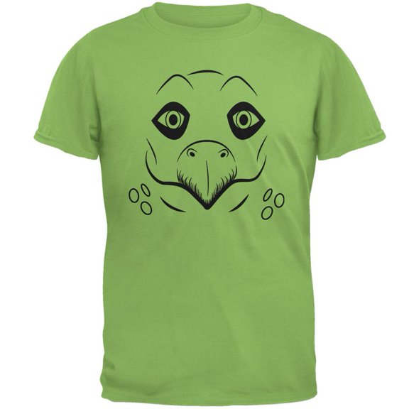 Cute Dino Dinosaur Face Stegosaurus Mens T Shirt
