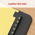 thumbnail image 3 of Staples Alphabetical A-Z Leather Dividers 25-Tab Black (18946/11483) 483305, 3 of 5
