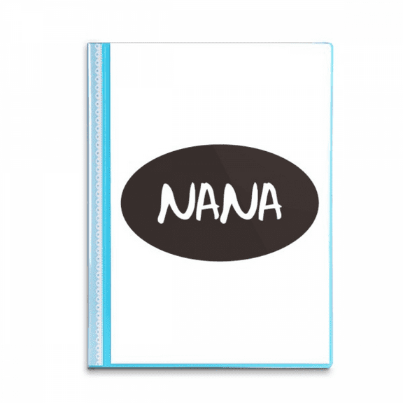 Grandma Letters Present Pattern Best Wishes Book Sheet Protectors Portfolio Binder Folder