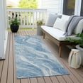 thumbnail image 6 of Addison Rugs Chantille Indoor/Outdoor Transitional Waves Blue Washable Runner Rug, 2'3" x 7'6", 6 of 6