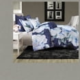 thumbnail image 3 of Premium Cotton 7Piece Bedding Set King Size Modern Blue Multi Design for YearRound Comfort, 3 of 11