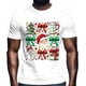 thumbnail image 2 of Camisetas gráficas informales de manga corta para hombre con diseño de Papá Noel, gnomo y muñeco de nieve, 2 of 8
