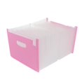 thumbnail image 4 of Carpeta de archivos desplegable Baoblaze organizador de archivo expandible A4 rosado, 4 of 8