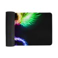 SKYSONIC Extended Large Gaming Mouse Pad, Rainbow Fire Dragon Wings