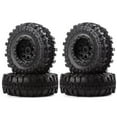 thumbnail image 3 of 4PCS 1.0 inch Soft Rubber Beadlock Wheels Hubs Rims Spare for Axial SCX24 90081 RC Crawler Car, 3 of 5