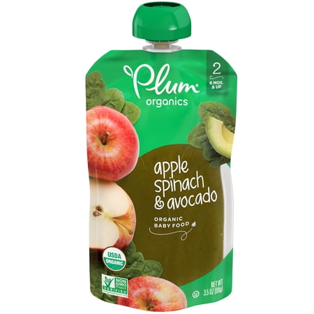 PLUM STAGE2 BLENDS BABY FOOD APPLE SPINACH AVOCADO