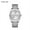 SilverShellWhiteSurfaceSteelStrip, variant on Men's Quartz Watch Waterproof Wristwatches 800675582157