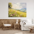 thumbnail image 2 of Stupell Industries Scenic Wildflower Hill Canvas Wall Art design by LSR Creative Studio, 36 x 48, 2 of 7