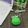 thumbnail image 5 of Super Cute Wired Mouse Cartoon Mini Mouse Novelty Portable Computer Mouse Unique Small Desktop Mouse Laptop Pc Mouse For Kids (green), 5 of 5