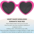thumbnail image 3 of NVMIDTC Women's Polarized Oversized Heart Fashion Sunglasses, Gray, 3 of 6