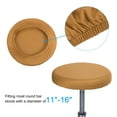 thumbnail image 3 of Uxcell 9.5" Bar Stool Cover 4 Pack Stool Cushion Cover 11"-14" Chair Beige, 3 of 7