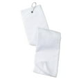 thumbnail image 2 of Port Authority Grommeted Tri-Fold Golf Towel.  TW50 - OSFA White, 2 of 2