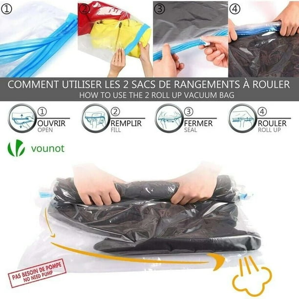 Sac de rangement sous vide aspirateur cheap