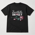 thumbnail image 3 of Beautifully Broken Graphic T-Shirt, Unisex Classic Fit Cotton Crewneck Tee, 3 of 9