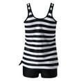 thumbnail image 6 of JURANMO Women 2 Piece Flowy Tankini Swimsuits Two Piece Swimsuit High Waisted V Neck Summer Holiday for Holiday, 6 of 9