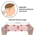 thumbnail image 7 of Wukai Hand Drawn Strawberry Sports sweatband,Men & Women Sweatband Headband for Running, Cross Training, Racquetball, Working Out, 7 of 7