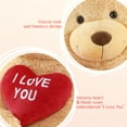 thumbnail image 6 of MorisMos Brown Giant Teddy Bear 6ft Stuffed Animal "I Love You" Red Heart Jumbo Human Size Teddy Bear, 6 of 7