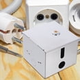 thumbnail image 4 of KAKOWELY Heavy Duty Outdoor 86 Type Stainless Steel Waterproof Socket Box With Lock Weatherproof Electrical Outlet Protector For Street Park School And Commercial Use, 4 of 4