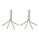 Eaton Tripp Lite Series 1000 ft CAT 6 Cat6 Gigabit Solid Core UTP PVC Bulk Ethernet Cable, White,. (304.8 M), TAA - Câble en Vrac - 1000 ft - - Solide – image 3 sur 5