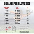 thumbnail image 2 of 1Pair New Breathable Anti-slip Finger Protection Thick Latex Goalkeeper Gloves Goalie Gloves Football Soccer Gloves BLACK SIZE 7 FOR KIDS, 2 of 8