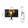 thumbnail image 4 of Samsung 27" Odyssey OLED G6 QHD 240Hz 0.03ms G-Sync Compatible Pro Gaming Monitor with Sleek Metal Design - LS27DG610SNXZA, 4 of 12