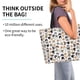 thumbnail image 2 of Balery Cute Cats Bolsa Tote Estilo Estético con Cremalleras, Bolsa de Hombro, Bolsa de Compras Grande y Plegable, 2 of 8