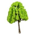 thumbnail image 4 of Kokiya 50Pcs 9.5cm Model Trees Realistic Train Scenery Architecture Trees for Dollhouse yellow green, 4 of 9