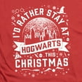 thumbnail image 2 of Harry Potter Hogwarts at Christmas Unisex Adult Heather T Shirt, Red Heather, Small, 2 of 3